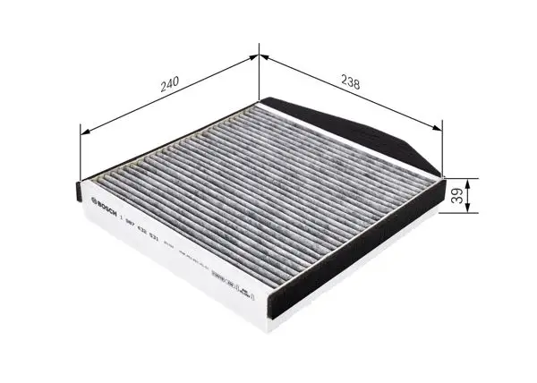 Polen Filtresi S60 01 > S70 S80 98 > V70 99 > Xc70 00 > Xc90 02 > C70 Karbonlu