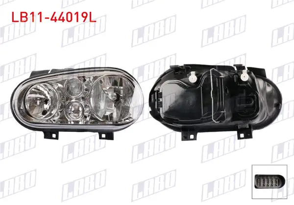Far Sol Sis Farsız Motorsuz Volkswagen Golf IV 1998 -