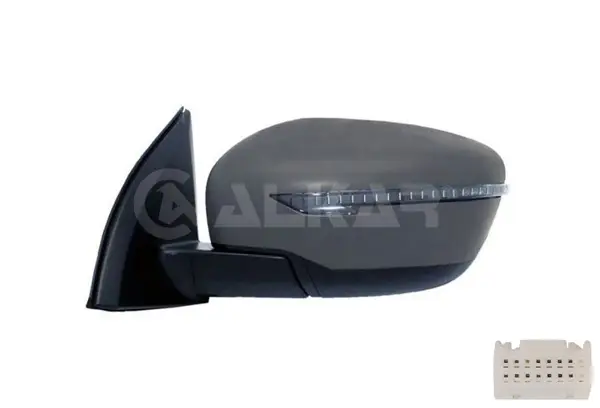 Dış Dikiz Aynası Sol Astarlı Isıtmalı Elektrikli Siyah Led Sinyalli 7 Pin Nissan Qashqai 2013 -