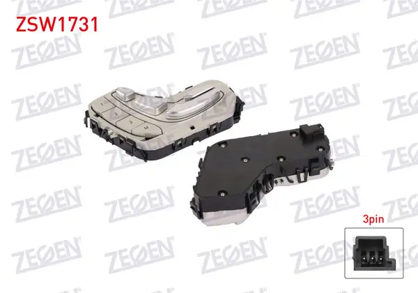 Elektrikli Koltuk Ayar Düğmesi Sol 3 Pin Mercedes E Serisi (W213)