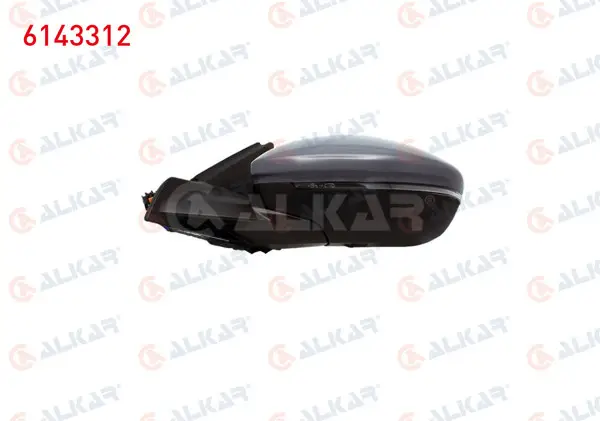 Dış Dikiz Aynası Sol Elektrikli Isıtmalı Astarlı Otomatik Katlanır Sinyalli Alt Aydınlatmalı Ledlı 10 Pin Opel Corsa F 2019-/ Peugeot 208 II 2019 -