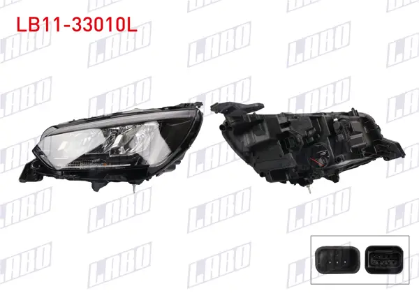 Far Sol Ledlı Peugeot 208 2019 -