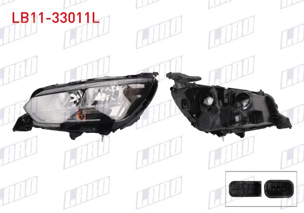 Far Sol Gunduz Farsız Peugeot 208 2019 -