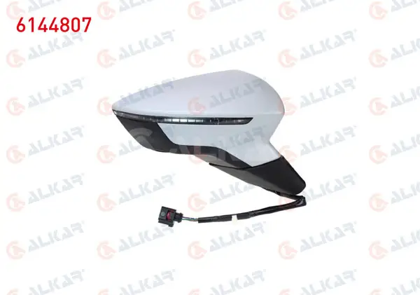 Dış Dikiz Aynası Sağ Elektrikli Isıtmalı Astarlı Otomatik Katlanır Sinyalli 8 Pin Seat Leon (5F1) 2012 -