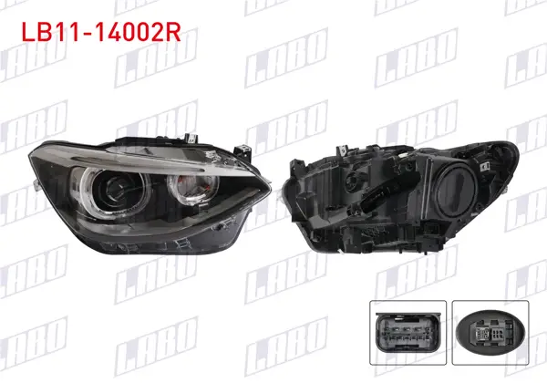 Far Sağ Xenon BMW 1 Serisi (F20) 2012-2016