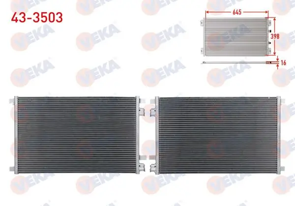 Klima Radyatörü Renault Megane II (Bm0 / 1,Cm0 / 1) 1.5 DCI A-T / M-T 2002-2008