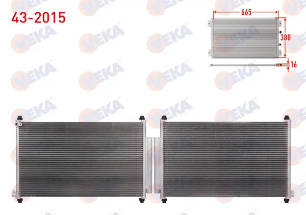 Klima Radyatörü Honda Cr-V IV 2.0 2012-2014