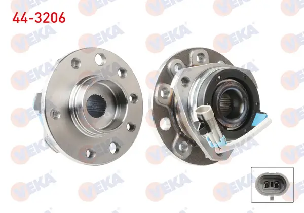 Porya Sol-Sağ On Rulmanlı Opel Astra G (F69) 1.4 16V 5 Bijon ABS Sensörlü 1998-2005
