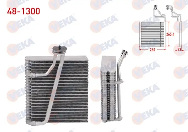 Klima Evaporatoru Borulu 225X214x75 Audi Q7 (4L) 2006-2015