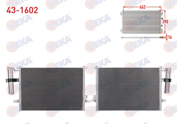 Klima Radyatörü Chevrolet Lacetti (J200) 1.4İ 16V A-T / M-T 2006-2012