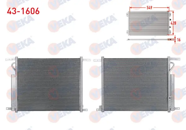 Klima Radyatörü Chevrolet Aveo (T250) 1.2 16V 2006-2011