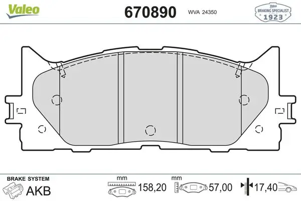 Ön Fren Balatası Toyota Camry 06-11 Lexus 12->