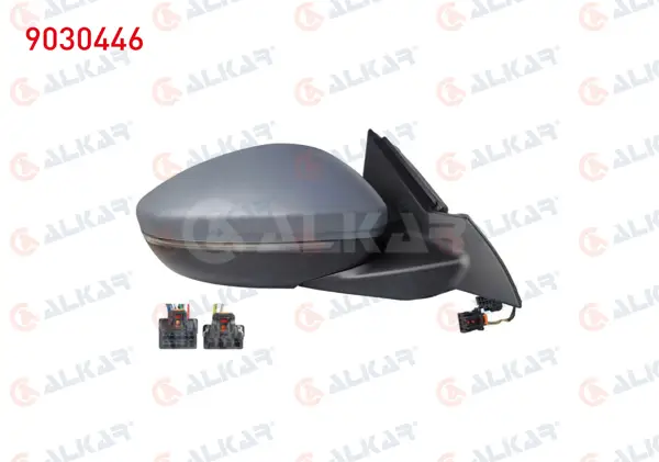 Dış Dikiz Aynası Sağ Elektrikli Isıtmalı Astarlı Otomatik Katlanır Sinyalli Sensörlü Alt Aydınlatmalı Kör Noktalı 10 + 4 Pin Opel Mokka 2020 -