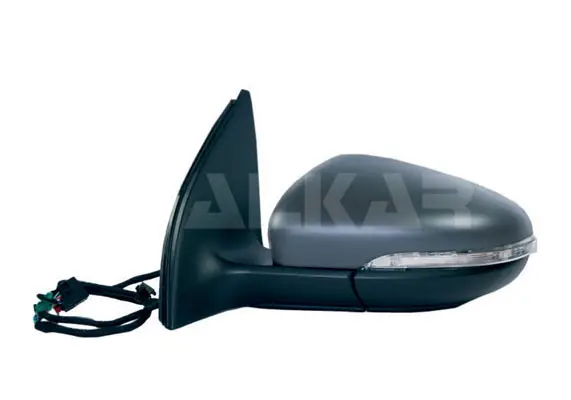 Dış Dikiz Aynası Sol Elektrikli Isıtmalı Astarlı Otomatik Katlanır Sinyalli Alt Aydınlatmalı Asferık 9 Pin Volkswagen Golf VI 2009-2012