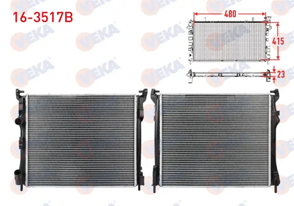 Su Radyatörü Brazing Renault Thalia II 1.5 DCI M-T 2008-2014