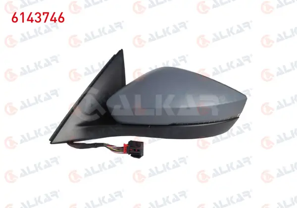 Dış Dikiz Aynası Sol Elektrikli Isıtmalı Astarlı Otomatik Katlanır Sinyalli Led 10 Pin Skoda Scala / Kamıq 2019 -