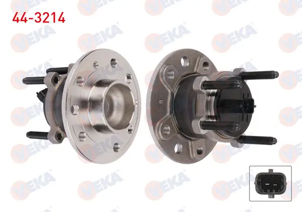 Porya Sol-Sağ Arka Rulmanlı Opel Vectra C 1.6 16V 5 Bijon ABS Sensörlü 2002-2008