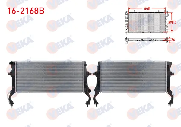 Su Radyatörü Brazing Hyundai i30 1.6 CRDI M-T 2016-/ Elantra 1.6 CRDI M-T 2016 -