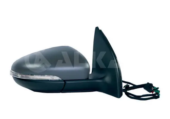 Dış Dikiz Aynası Sağ Elektrikli Isıtmalı Astarlı Otomatik Katlanır Sinyalli Alt Aydınlatmalı Hafızalı 9 Pin Volkswagen Golf VI 2009-2012