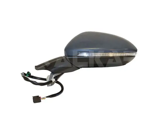 Dış Dikiz Aynası Sol Elektrikli Isıtmalı Astarlı Asferık (6 Pin) Volkswagen Golf VII (5G1) 2012 -