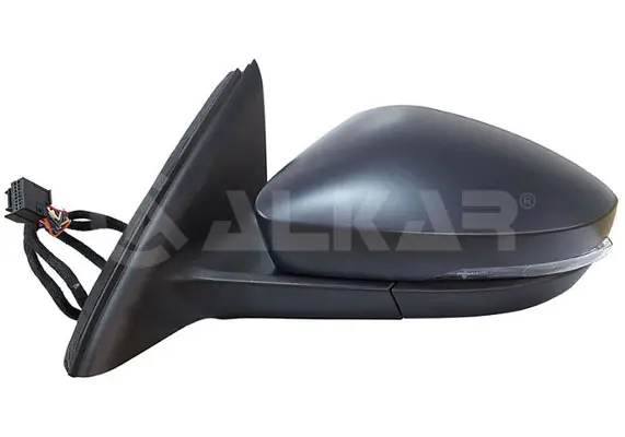 Dış Dikiz Aynası Sol Elektrikli Isıtmalı Astarlı Otomatik Katlanır Sinyalli 11 Pin Alt Aydınlatma Skoda Octavia 2012 -