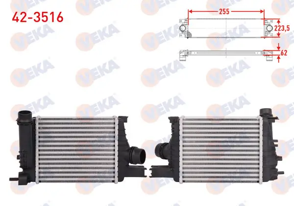 Turbo Radyatörü (Intercooler) Clio IV (Bh) / Captur I (J5-H5) 1.5 DCI 90-110 Hp 2012-2015 -