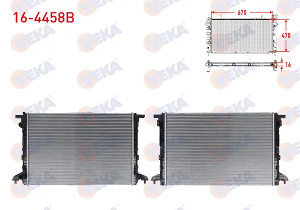 Su Radyatörü Brazing Audi A4 (8W2,B9) 1.4 TFSI M-T 2015 -
