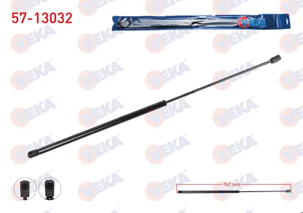 Motor Kaput Amortisörü 747mm / 200N Audi A3 2013-2016