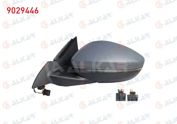 Dış Dikiz Aynası Sol Elektrikli Isıtmalı Astarlı Otomatik Katlanır Sinyalli Alt Aydınlatmalı Kör Noktalı 10 + 2 Pin Opel Mokka 2020 -