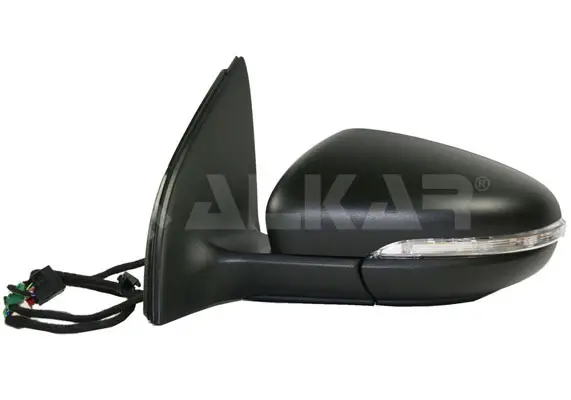 Dış Dikiz Aynası Sol Elektrikli Isıtmalı Sinyalli 6 Pin Asferık Volkswagen Golf VI (Aj5) 2009-2012