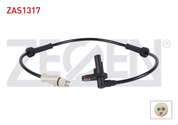 ABS Sensörü Ön Sol-Sağ Renault Clio II 98-05 / Symbol 01-09 / Kangoo 97-(Fişli)