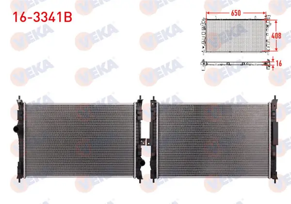 Su Radyatörü Brazing Berlingo, Partner 1.5-1.6 Bluehdı 18-/ C4 Grand Picasso 1.6 HDI 06-/ Jumpy III 1.6-2.0 HDI 16-/ 308 II 1.5 Bluehdı-1.6 HDI-1.6 Thp 13-/ 5008 II 1.5-1.6 Bluehdı 14-/ 3008 / 508