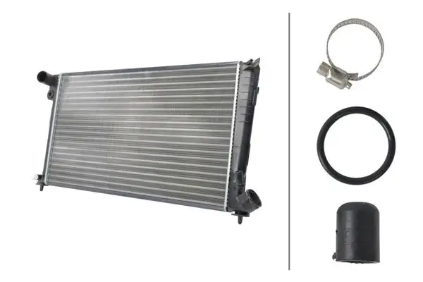 Motor Su Radyatör Partner P306 Berlingo Xsara Dw8 / Dw8b Mekanik Klimasız Contalı Kelepcelı 00 > 03 (6