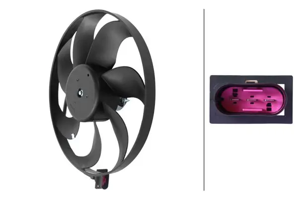 Fan Motoru Büyük Olan (150 / 80W 345mm) Bora Bcb Polo A3 Tt Cordoba Ibiza IV Leon Toledo II Fabia