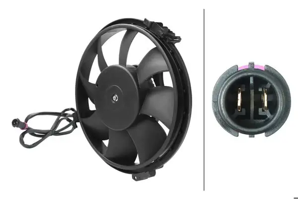Klima Fan Motoru 280mm 300 W Audi A4 A6 A8 Passat Sharan Adr 97 > 05