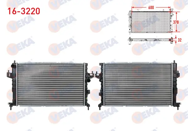 Su Radyatörü Mekanik Opel Corsa C 1.7 Dtı M-T 2000-2006