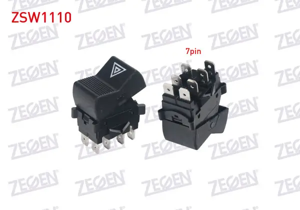 Flaşör Anahtarı 7 Pin Siyah Fiat Dogan / Kartal / Sahın 1993-2002