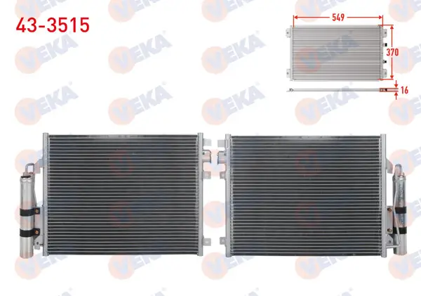 Klima Radyatörü Renault Kangoo (Kc0 / 1) 1.5 DCI Tuplu M-T 1998-2008
