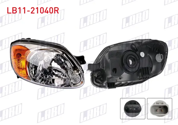 Far Sağ Sarı Sinyalli Hyundai Accent Admıre 2003-2006