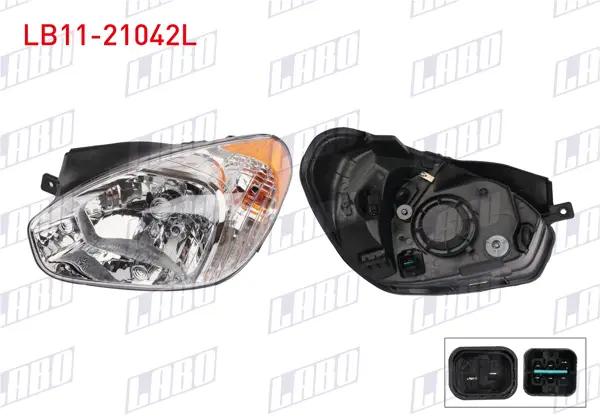 Far Sol Sarı Sinyalli Hyundai Accent Era 2006-2012