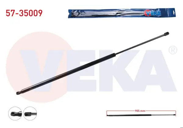 Bagaj Amortisörü 905mm / 750N Renault Traffic II (Fl) 2001-2014