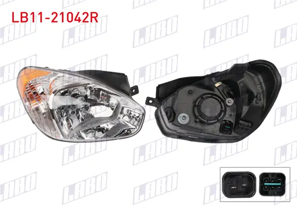 Far Sağ Sarı Sinyalli Hyundai Accent Era 2006-2012