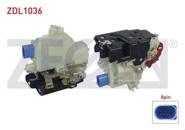 Kapı Kilidi Sol Ön 8 Pin Volkswagen Caddy III-Golf V-VI-Jetta III 2004-2015