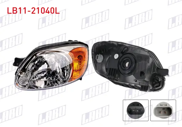 Far Sol Sarı Sinyalli Hyundai Accent Admıre 2003-2006