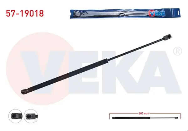 Bagaj Amortisörü 605mm / 670N Ford S-Max 2006-