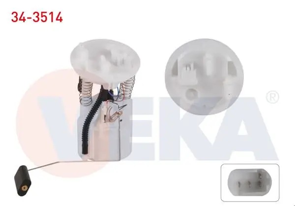 Yakıt Depo Şamandırası 3.5 Bar Renault Megane I 1.6İ 8V 1996-2003 / 1.6İ 16V 1996-2003 / 2.0İ 1996-2003 / Megane II 1.6 16V 2008-2010 / 2.0 2002-2008 / Scenic I 1.6İ 16V 1999-2003 / 2.0 16V 1999-2003
