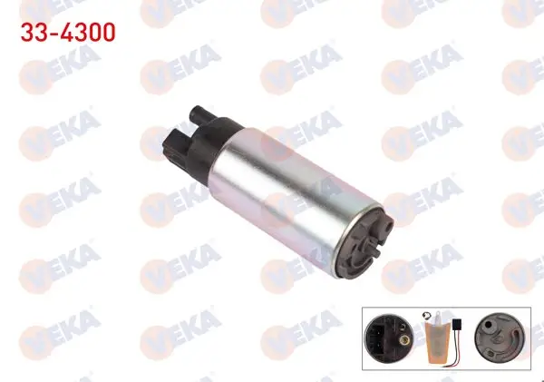 Yakıt Pompası Ince Fıs Suzgeclı Kablolu 3.3 Bar Toyota Corolla 1.3İ-1.4İ-1.6İ 97-02 / Hyundai Accent 1.3İ-1.5İ 97-02 / Mazda 323 IV 1.6İ 97-02 / Civic V 1.4İ-1.6İ 97-02 / Kia Sephıa 1.5İ 16V 97-02