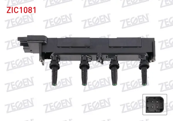 Ateşleme Bobini Citroen C4 2.0İ (Ew10j4) 2004-2009 / C5 2.0İ (Ew7j4) 2004-2008 / Peugeot 206 2.0İ Gtı (Dew10j4) 1998-2006 / 307 2.0İ (Ew10j4) 2000-2007 / 406 2.0İ (Ew10j4) 1995-2004 / 407 2.0İ (Ew10j4) 200