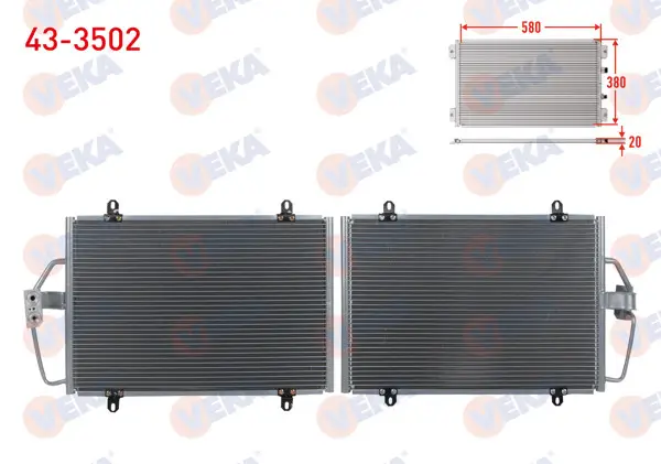 Klima Radyatörü Renault Megane I (Ba0 / 1) 1.4İ 16V M-T 1996-2003