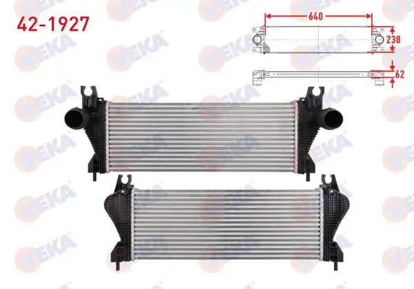 Turbo Radyatörü (Intercooler) Ford Ranger 2.0 Ecoblue 2019 -